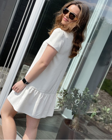 Šaty dámské Red Valentino krémové